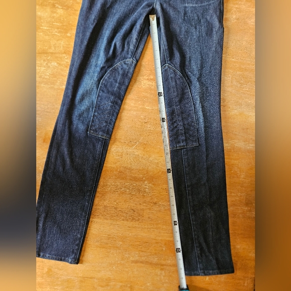 J Brand Suzuki Stinson side knee patch Denim Motorcycle Skinny Stretch Jeans EUC - Picture 4 of 11